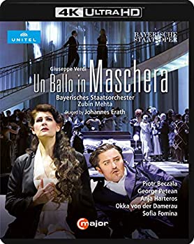 【中古】ヴェルディ : 歌劇「仮面舞踏会」 / ズービン・メータ (Verdi : Un Ballo in Maschera / Zubin Mehta) [Ultra HD Blu-ray] [Import] [日本語帯・