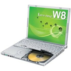 【中古】パナソニック(Panasonic) Let'sノート CF-W8HWMCPS [液晶サイズ:12.1インチ CPU:Core2 Duo SU9600 1.6GHz HDD:250GB メモリ容量:4GB DVD書込&CD