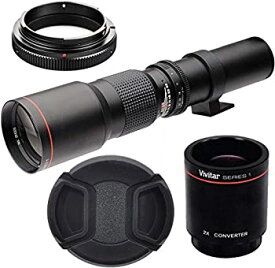 【中古】高電力500?mm f / 8手動望遠レンズfor Canon k2 500mm White Lens BMSLY500CNK2-WHT