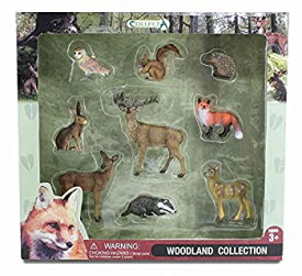 【中古】CollectA Woodland Window Figure Boxed Set (9-Piece) by Collecta [並行輸入品]