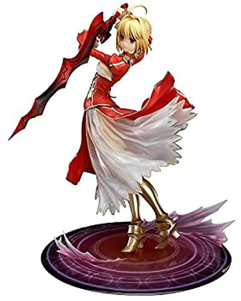 【中古】Fate/EXTRA セイバーエクストラ 1/7スケール ATBC-PVC製 塗装済み完成品フィギュア