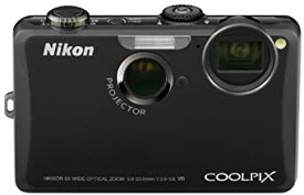 【中古】Nikon デジタルカメラ COOLPIX (クールピクス) S1100pj ブラック S1100PJBK 1410万画素 光学5倍ズーム 広角28mm 3型タッチパネル液晶プロジェク