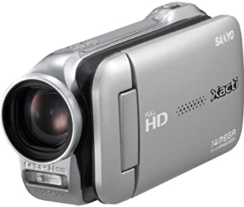 ショップ 中古 SANYO デジタルムービーカメラ Xacti GH1 使い勝手の良い DMX-GH1 S シルバー