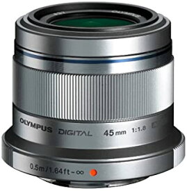 【中古】OLYMPUS 単焦点レンズ M.ZUIKO DIGITAL 45mm F1.8 シルバー
