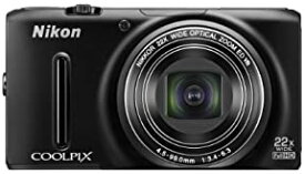 【中古】Nikon デジタルカメラ COOLPIX S9500 光学22倍ズーム Wi-Fi対応 マットブラック S9500BK