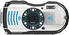 【中古】PENTAX 防水デジタルカメラ PENTAX WG-3 ホワイトブルー 1cmマクロ マクロスタンド付属 LEDライト PENTAX WG-3WHBL 12725