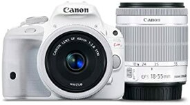 【中古】Canon デジタル一眼レフカメラ EOS Kiss X7(ホワイト) ダブルレンズキット2 EF-S18-55mm F3.5-5.6 IS STM(ホ