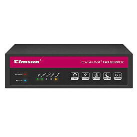 【中古】CimFAX T5S 双線版　FAXサーバ　16GBストレージ　スピード33.6kpbs　企業用　PDFとして自動保存　高速受送信　メール転送　電子印鑑
