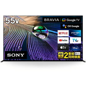 【中古】ソニー 55V型 有機EL テレビ ブラビア XRJ-55A90J 4Kチューナー 内蔵 BRAVIA XR Google TV (2021年モデル)