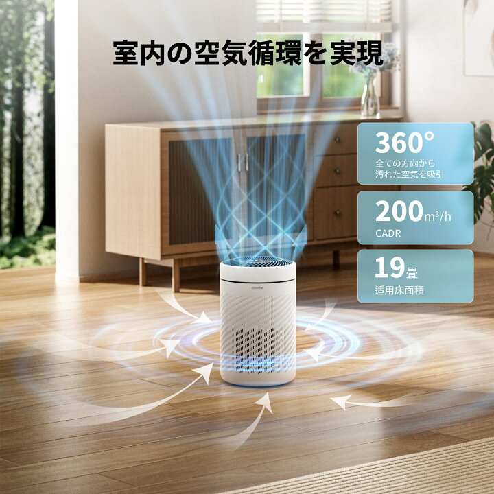 楽天市場】【レビューで2年メーカー保証】空気清浄機 19畳 HEPA 