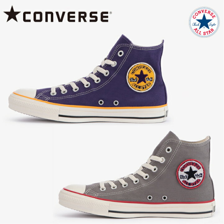楽天市場 あす楽 送料無料 コンバース スニーカー オールスター スタジャンワッペン ｈｉ Converse All Star Reg Stajanwappen Hi ハイカット レディース Comfeet コンフィート
