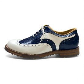 53ゴルフシューズ　Noble pro(ノーブルプロ）Navy×White 26.0センチ