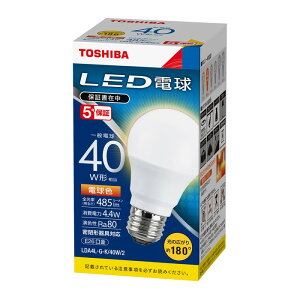 TOSHIBA(ŃCebN)LEDd(E26)yʓd40W`zdFFLDA4L-G-K/40W/2FFLDA4N-G-K/40W/2yLAMPz