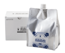 えこる水（QOL用）アルミパックセット1700ml×4パック 【新衛生除菌・除ウイルス・消臭水】／弱酸性次亜塩素酸ナトリウム水溶液／正規品／最新品