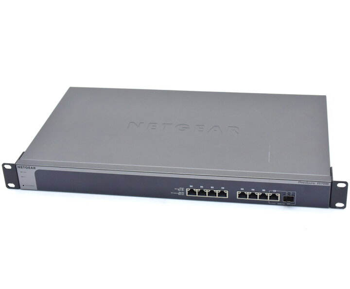 楽天市場】NETGEAR XS708E 8ポート10GBASE-T(うち1ポートSFP+共用)搭載 