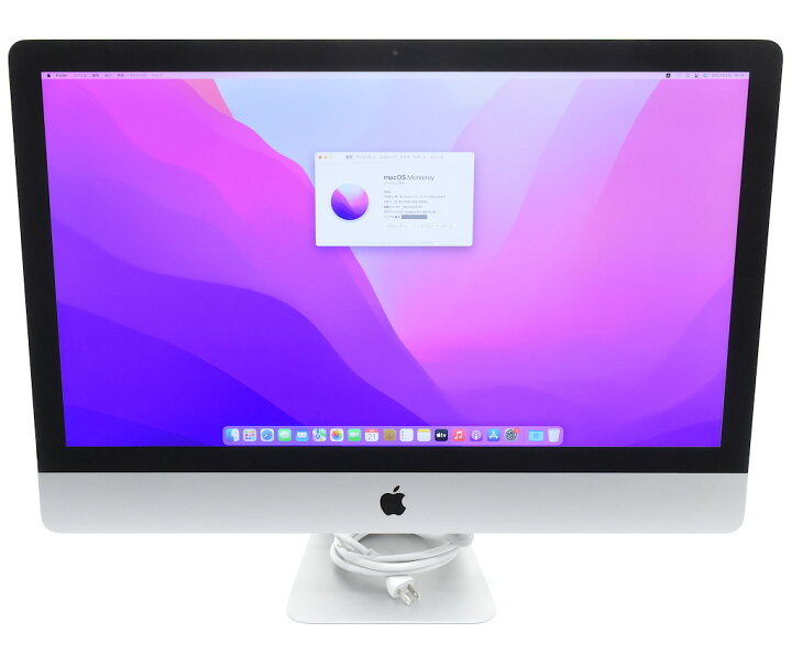 楽天市場】Apple iMac Retina 5K 27インチ 2017 Core i7-7700K 4.2GHz 