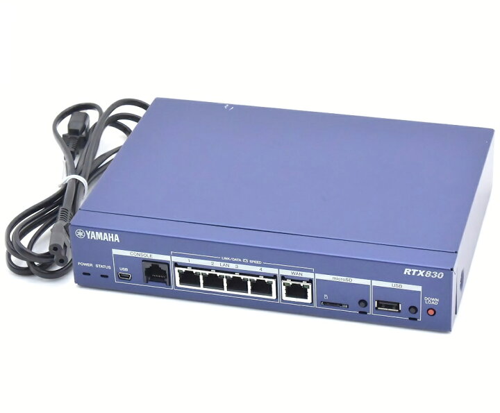 楽天市場】◇YAMAHA RTX830 ギガアクセスVPNルーター 2系統5ポート  