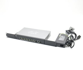 CISCO SG300-10MPP V03 10ポート1000BASE-T搭載 L3スイッチ F/Wバージョン 1.4.2.4 設定初期化済 【中古】【20240208】