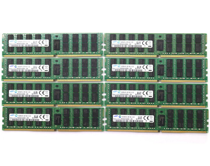楽天市場】◇Samsung 16GBx8枚セット128GB分 PC4-2133P-R DDR4 
