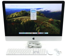 Apple iMac Retina 5K 27インチ 2019 Core i9-9900K 3.6GHz 64GB 2TB(APPLE SSD) Radeon Pro 580X 5120x2880ドット macOS Sonoma 【中古】【20240517】