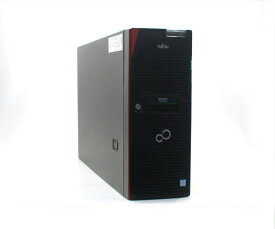 富士通 PRIMERGY TX2550 M4 Xeon Silver 4112 2.6GHz 8GB 500GBx2台(SATA2.5インチ/RAID1構成) DVD-ROM AC*2 PRAID CP400i 【中古】【20260818】
