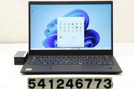 Lenovo ThinkPad X1 Carbon 8th Gen Core i5 10210U 1.6GHz/8GB/256GB(SSD)/14W/FHD(1920x1080)/Win11【中古】【20240319】