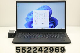 Lenovo ThinkPad X1 Carbon 8th Gen Core i5 10210U 1.6GHz/8GB/256GB(SSD)/14W/FHD(1920x1080)/Win11【中古】【20240411】