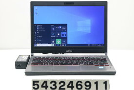 富士通 LIFEBOOK E736/P Core i3 6100U 2.3GHz/8GB/256GB(SSD)/13.3W/FWXGA(1366x768)/Win10【中古】【20240501】