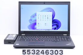 Lenovo ThinkPad P53 Core i7 9850H 2.6GHz/16GB/512GB(SSD)/15.6W/FHD(1920x1080)/Win11/Quadro T1000【中古】【20240507】