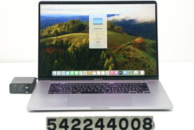 Apple MacBook Pro A2141 2019 スペースグレイ Core i7 9750H 2.6GHz/16GB/500GB(SSD)/16W/WQXGA/Radeon Pro 5300M【中古】【20240528】