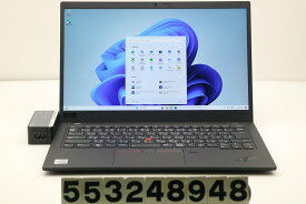 Lenovo ThinkPad X1 Carbon 8th Gen Core i5 10210U 1.6GHz/8GB/256GB(SSD)/14W/FHD(1920x1080)/Win11【中古】【20240529】