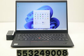 Lenovo ThinkPad X1 Carbon 8th Gen Core i5 10210U 1.6GHz/8GB/256GB(SSD)/14W/FHD(1920x1080)/Win11【中古】【20240529】