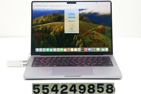 Apple MacBook Pro A2442 2021 スペースグレイ Apple M1 Pro/16GB/500GB(SSD)/14.2W/(3024x1964)/macOS Sonoma【中古】【20240529】