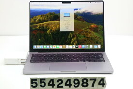 Apple MacBook Pro A2442 2021 スペースグレイ Apple M1 Pro/32GB/1TB(SSD)/14.2W/(3024x1964)/macOS Sonoma【中古】【20240606】