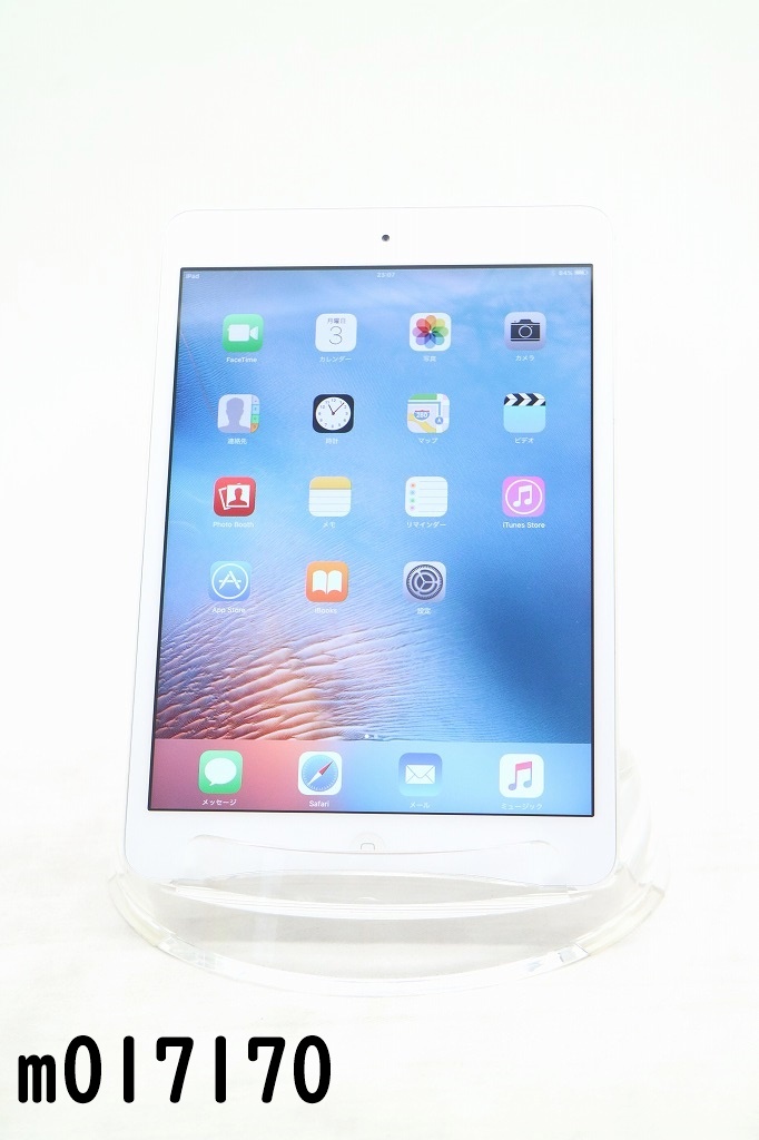 Wi-Fiモデル Apple iPad mini Wi-Fi 16GB iOS9.3.5 ホワイト MD531J A 初期化済 