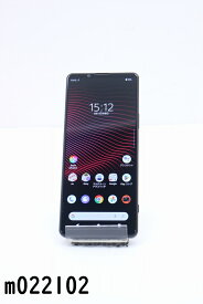 白ロム au SIMロック解除済 SONY Xperia 1 III 256GB Android13 フロストブラック SOG03 初期化済 【m022102】【中古】【K20240214】