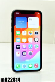 白ロム SIMフリー docomo SIMロック解除済 Apple iPhone11 64GB iOS17.4.1 ブラック MWLT2J/A 初期化済 【m022814】【中古】【K20240406】