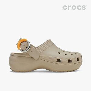 �N���b�N�X �T���_�� �sWs�t Classic Platform Dipped Buckle Clog �N���V�b�N �v���b�g�t�H�[���@�f�B�b�v�h �o�b�N�� �N���b�O �s�����Y�C ���f�B�[�X�C�t