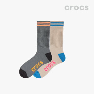 �N���b�N�X �T���_�� �s�O�b�Y�t Crocs Socks Super Soft Crew 2PK #214650-0RV-L-XL