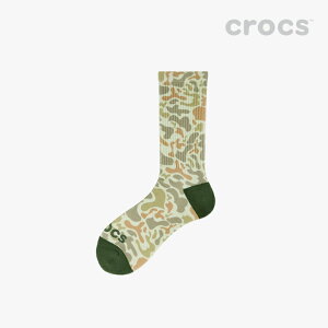 �N���b�N�X �T���_�� �s�O�b�Y�t CrocsSocks Camo Print Crew #214721-2Y2-L-XL