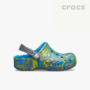�N���b�N�X �T���_�� �sKs�t Baya Printed Lined Clog Kids �o�� �v�����e�b�h ���C���h �N���b�O �s�L�b�Y�t