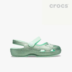 クロックス サンダル 《Ks》 Classic Glitter Charm Mary Jane Kids クラシック グリッター チャーム メリージェーン 《キッズ》