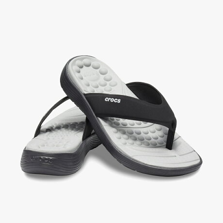 クロックス《メンズ》リバイバフリップ/ブラックブラック/Crocs/RevivaFlipMs/BlackBlack◇クロックス正規取扱店◇#Y
