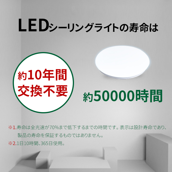 楽天市場】【SS限定全店最大79％OFF】LEDシーリングライト 6畳用 2個