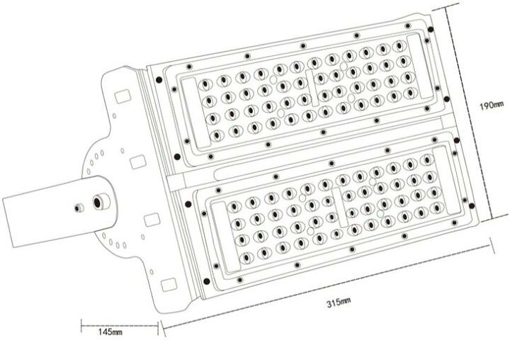 楽天市場】【在庫処分】LED投光器 100W 10000lm MEAN WELL社製電源 LED 