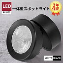 スポットライト 天井?壁直付型 360度回転 天井ランプ 壁掛け照明 LED直付用 小型 LED一体型 電球内蔵 ブラケットライト 電球色 自然色 昼白色 一体式 おしゃれ 照明 北欧 インテリア 屋内 店舗 間接照明 照明器具 電気 LED 対応 (CH-LN400)