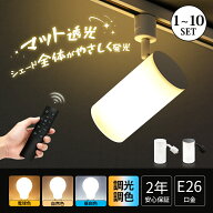 【大好評!!レビュー5点獲得】ダクトレールライト スポットライト 器具 LED電球付き 調光調色タイプあり …