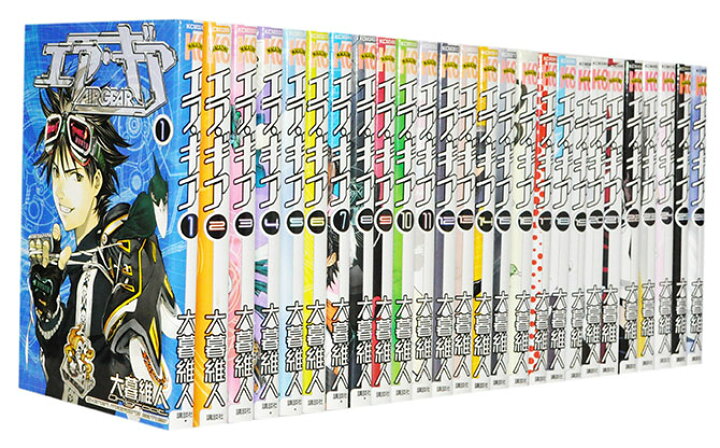楽天市場 漫画全巻セット 中古 エアギア 1 37巻完結 大暮維人 もったいない本舗 楽天市場店