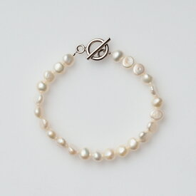 バロック淡水パールブレスレット・マンテル 【金属アレルギー対応】【送料無料】サージカルステンレス つけっぱなし 淡水真珠 パール 6mm おしゃれ 錆びない アクセサリー ギフト プレゼント クリスマス おしゃれ フォーマル 三重県 伊勢 外宮参道COMISE