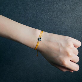 【太陽モチーフ】輝くチャームブレスレット｜お守りアクセサリー｜生命力・幸福・成功の象徴｜華奢コード｜選べる2色｜ギフト・プレゼント・旅行お土産に最適